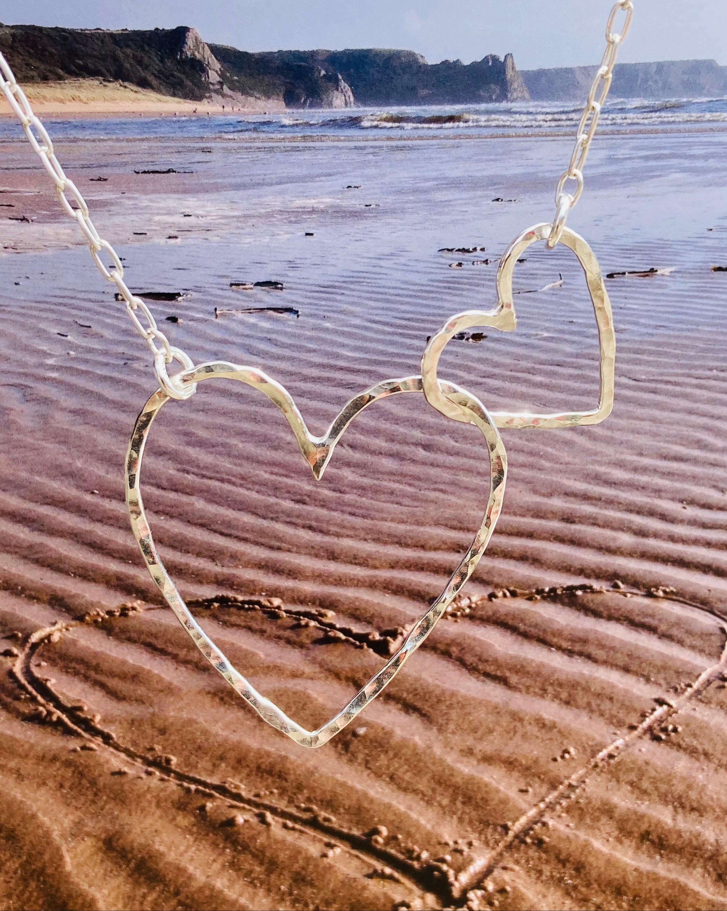 Two deals heart necklace