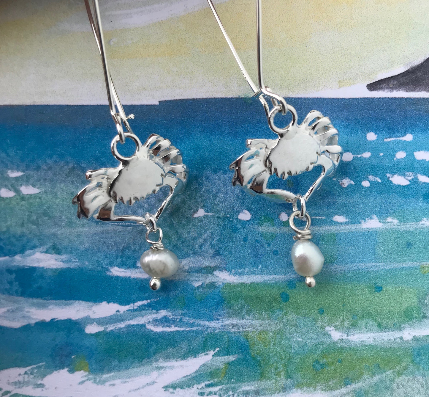 crab earrings