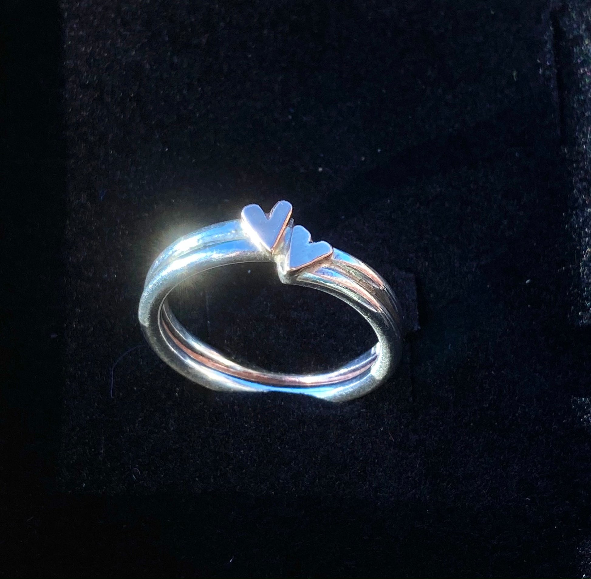 GOLD HEART RING