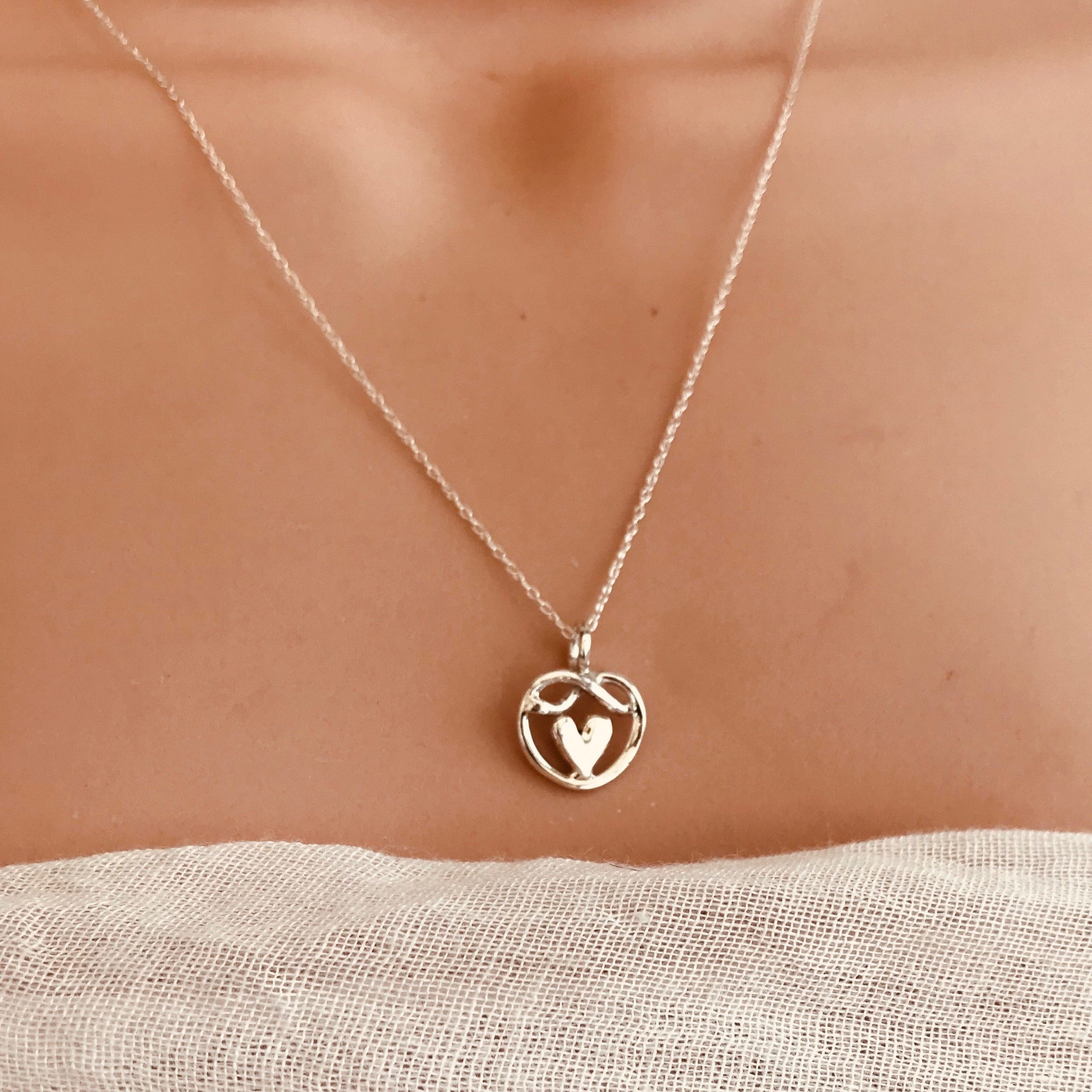 Heart on sale friendship necklace