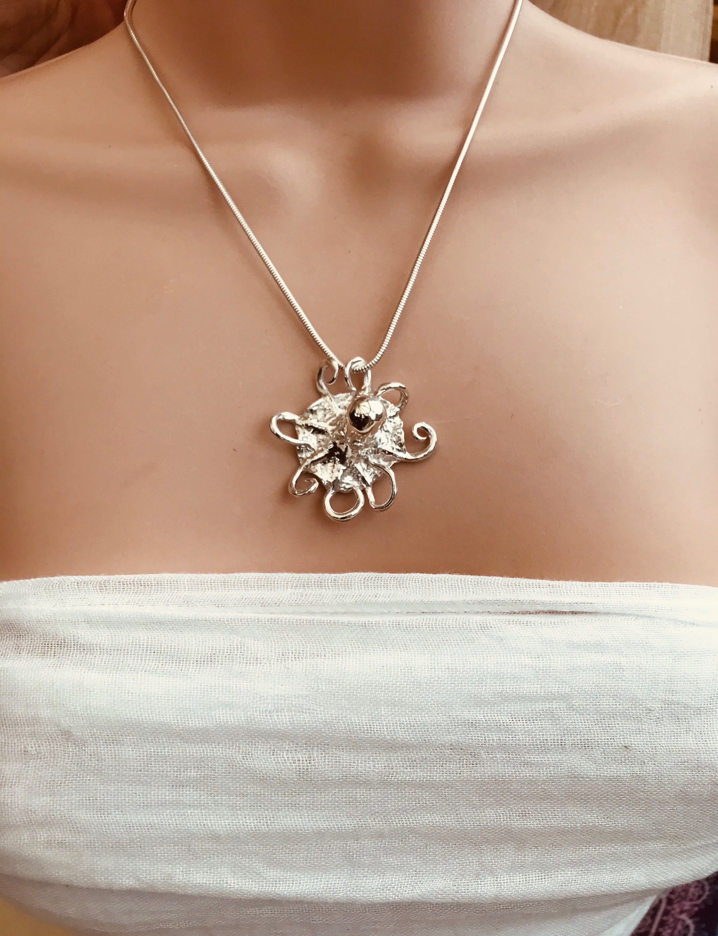 Octopus pearl sale necklace